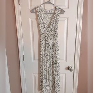 ASOS floral backless midi dress